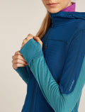 Women's 300 Descender Zip Hoodie Topaz/Atlantis - 5