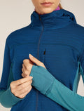 Women's 300 Descender Zip Hoodie Topaz/Atlantis - 6