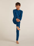 Kids’ 200 Oasis Thermal Top Snow Day Atlantis/Topaz - 3