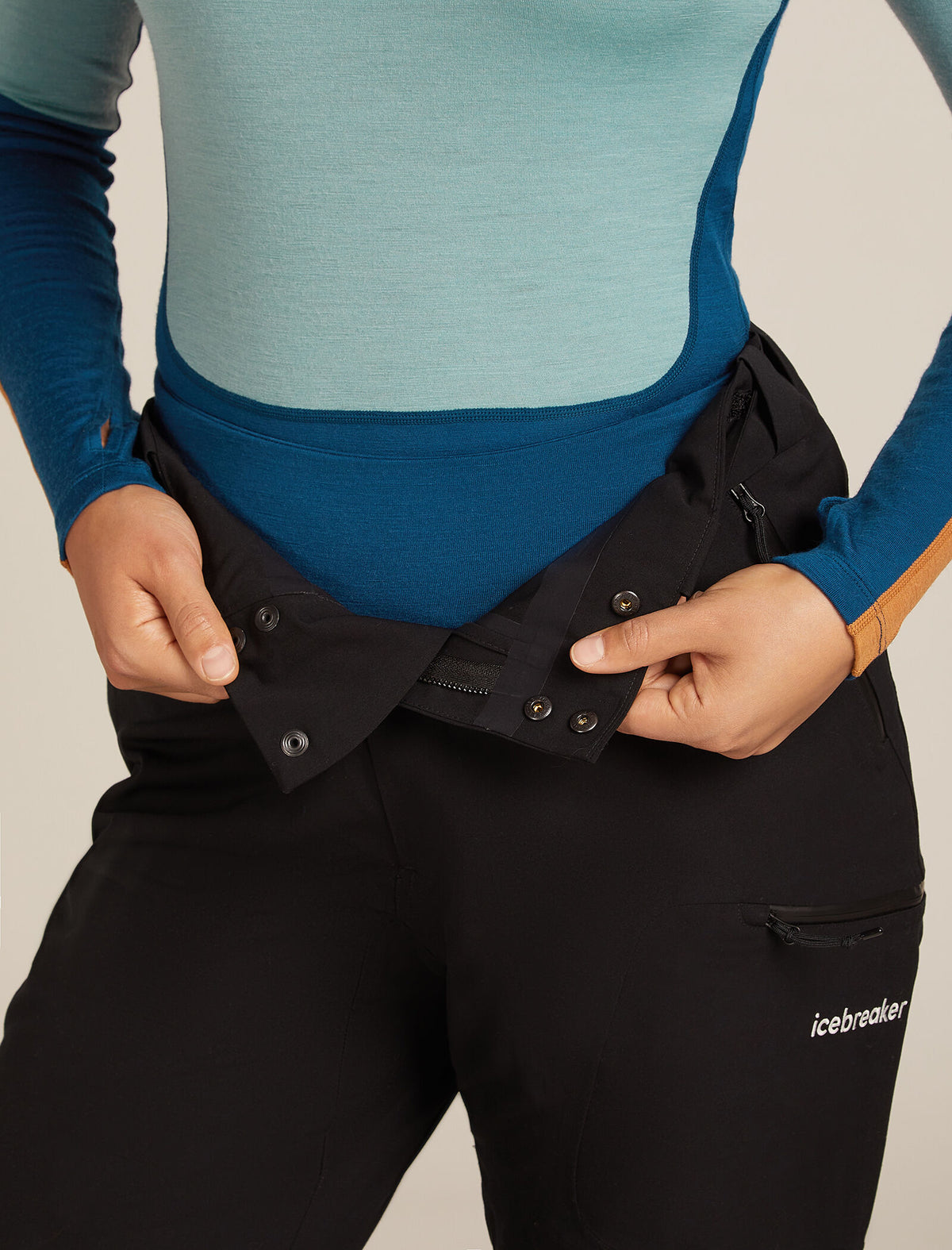 Women's 200 Oasis+ Thermal Leggings Atlantis/Trail - 4