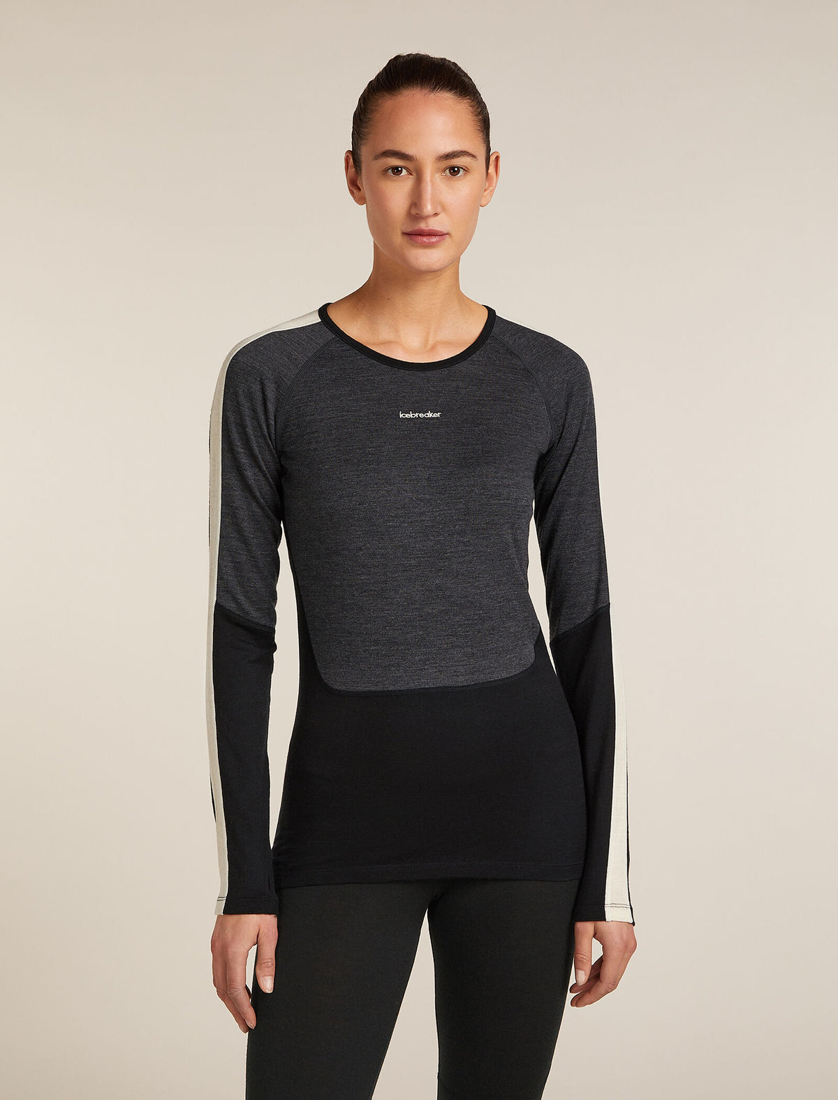 Women's 200 Oasis+ Thermal Top Black/Jet Hthr - 1