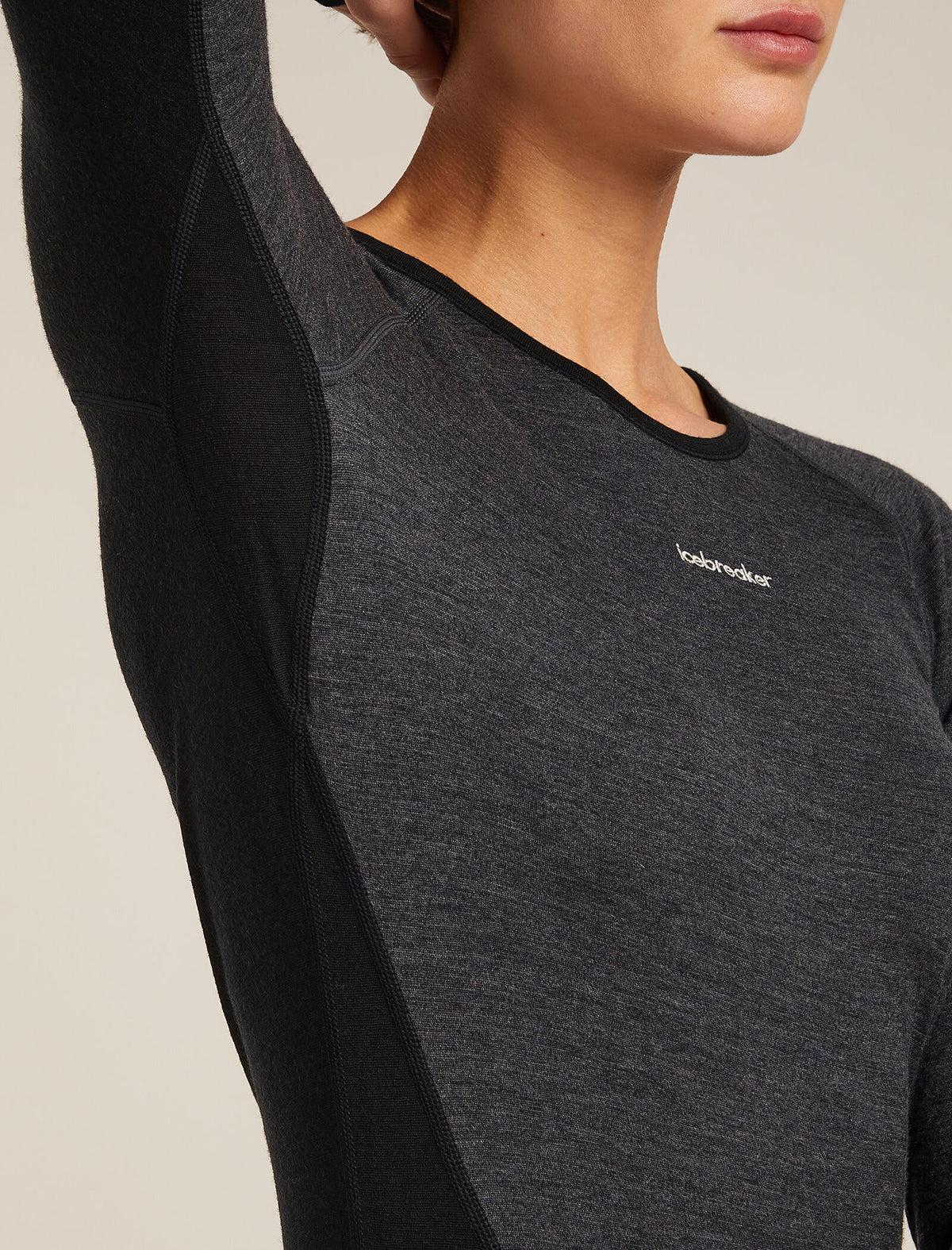 Women's 200 Oasis+ Thermal Top Black/Jet Hthr - 8