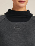 Women's 200 Oasis+ High Neck Thermal Top Black/Jet Hthr - 5