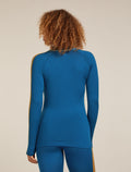 Women's 200 Oasis+ High Neck Thermal Top Atlantis/Hydro - 2