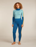 Women's 200 Oasis+ High Neck Thermal Top Atlantis/Hydro - 3