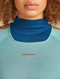 Women's 200 Oasis+ High Neck Thermal Top Atlantis/Hydro - 5