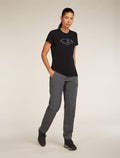 Women's Merino 150 Tech Lite Short Sleeve T-Shirt icebreaker Anniversary Black - 3
