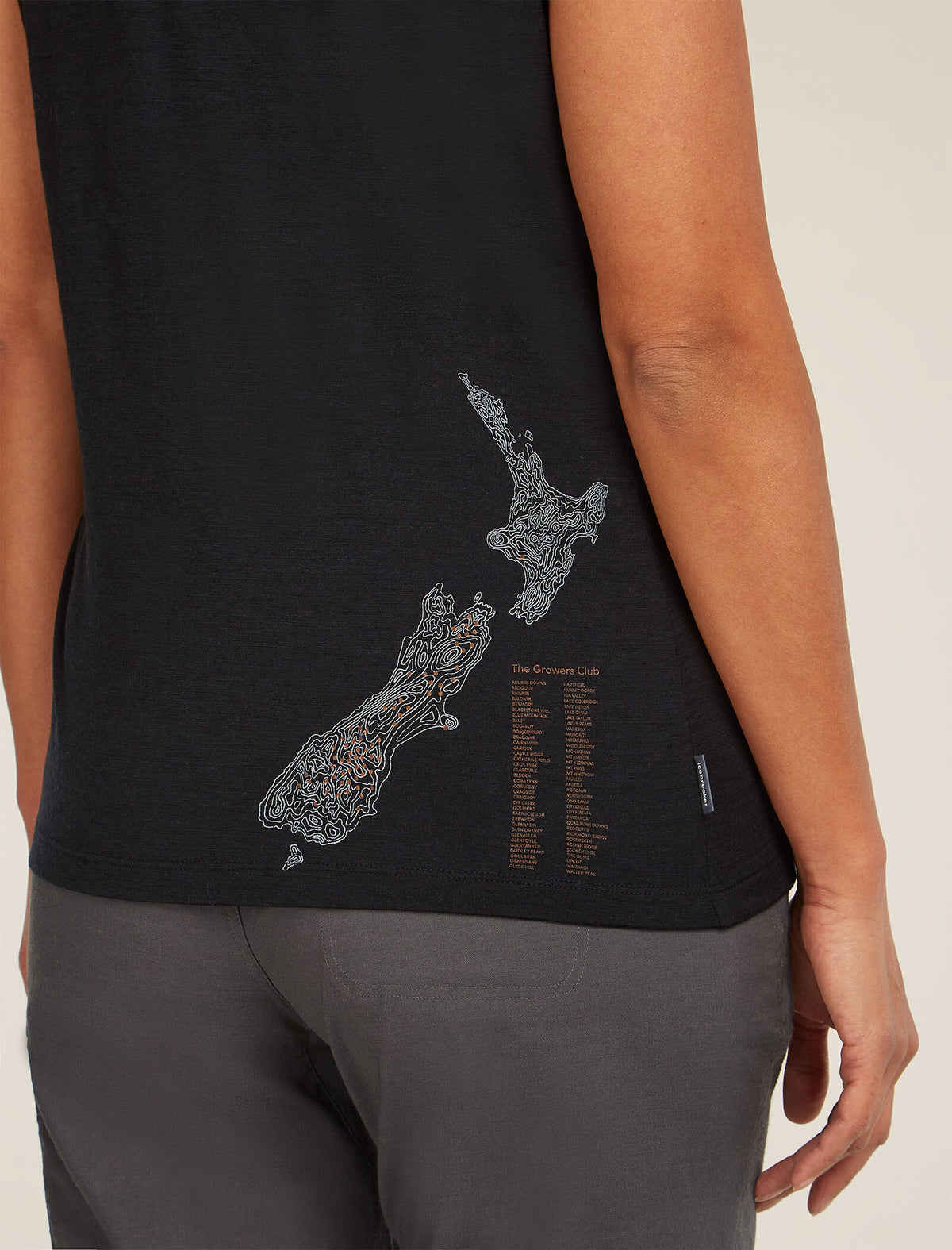 Women's Merino 150 Tech Lite Short Sleeve T-Shirt icebreaker Anniversary Black - 5