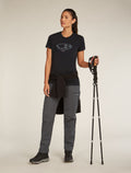 Women's Merino 150 Tech Lite Short Sleeve T-Shirt icebreaker Anniversary Black - 4