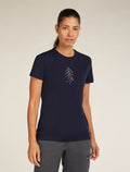 Women's Merino 150 Tech Lite Short Sleeve T-Shirt Lancewood Midnight navy - 1