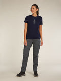 Women's Merino 150 Tech Lite Short Sleeve T-Shirt Lancewood Midnight navy - 3