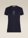 Women's Merino 150 Tech Lite Short Sleeve T-Shirt Lancewood Midnight navy - 5