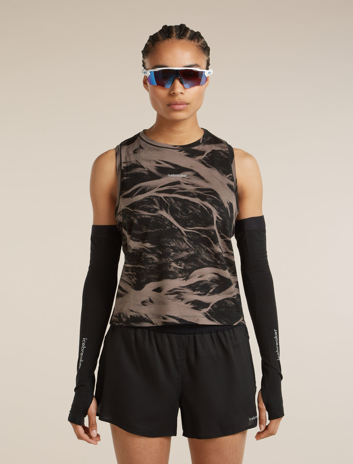 Camiseta sin mangas 125 Speed Motion  Porcini/Black/Aop - 8