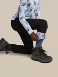 Hike+ Crew Socks Dawn/Midnight Navy/Lazuri - 8