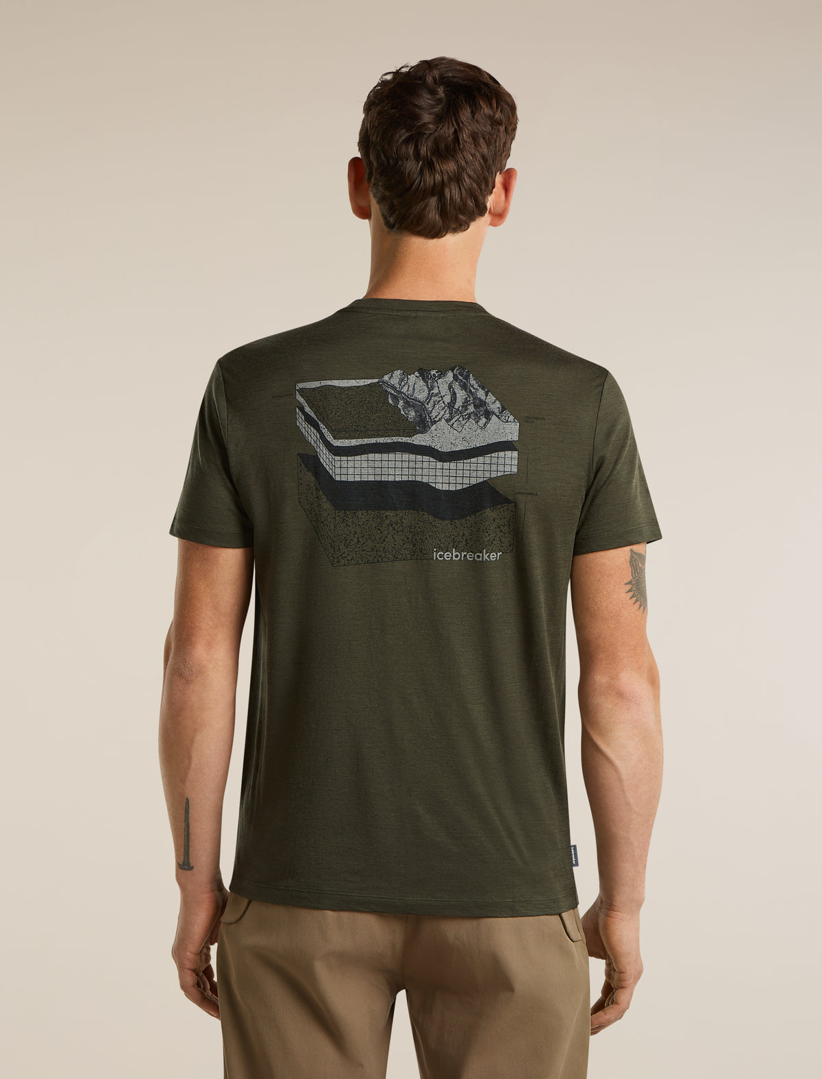 T-shirt 150 Tech Lite Evolving Layers Dk Loden - 2