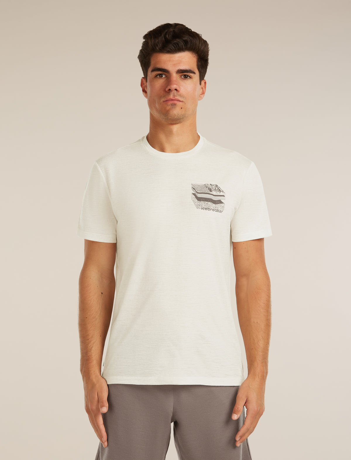 Camiseta Tech Lite 150 Evolving Layers Ecru Hthr - 2