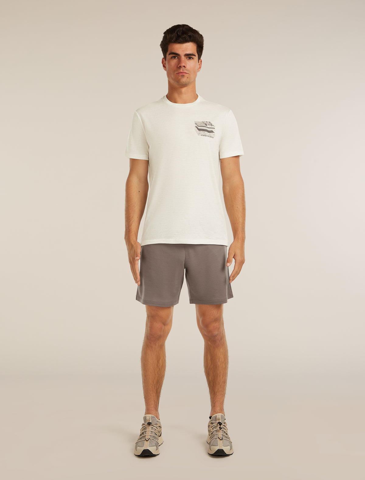 Camiseta Tech Lite 150 Evolving Layers Ecru Hthr - 3