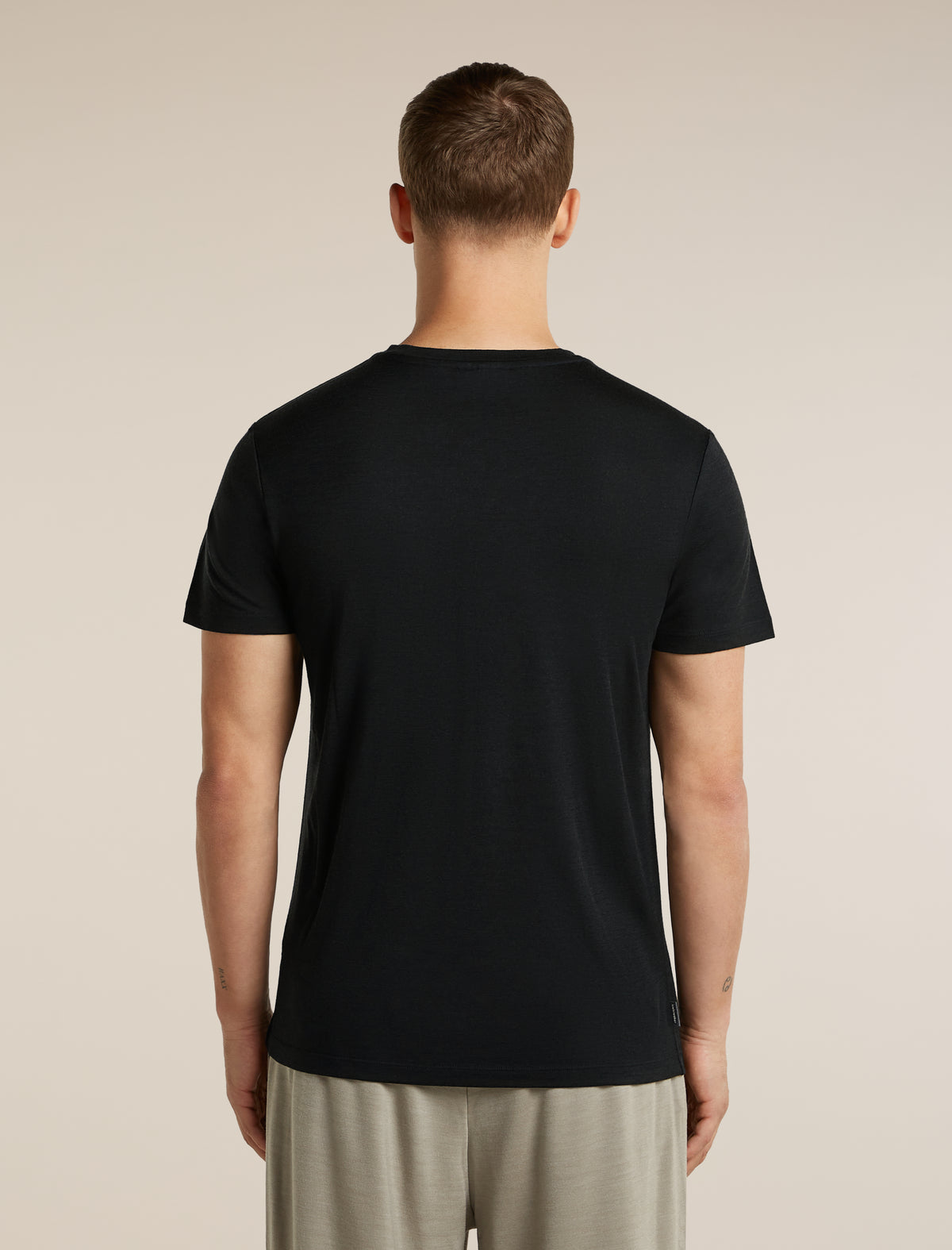 T-Shirt 150 Tech Lite Range Stripes Black - 2