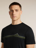T-Shirt 150 Tech Lite Range Stripes Black - 6