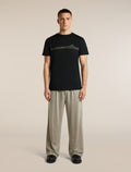T-Shirt 150 Tech Lite Range Stripes Black - 3