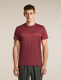 T-Shirt 150 Tech Lite Range Stripes Port - 1