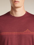 T-Shirt 150 Tech Lite Range Stripes Port - 6