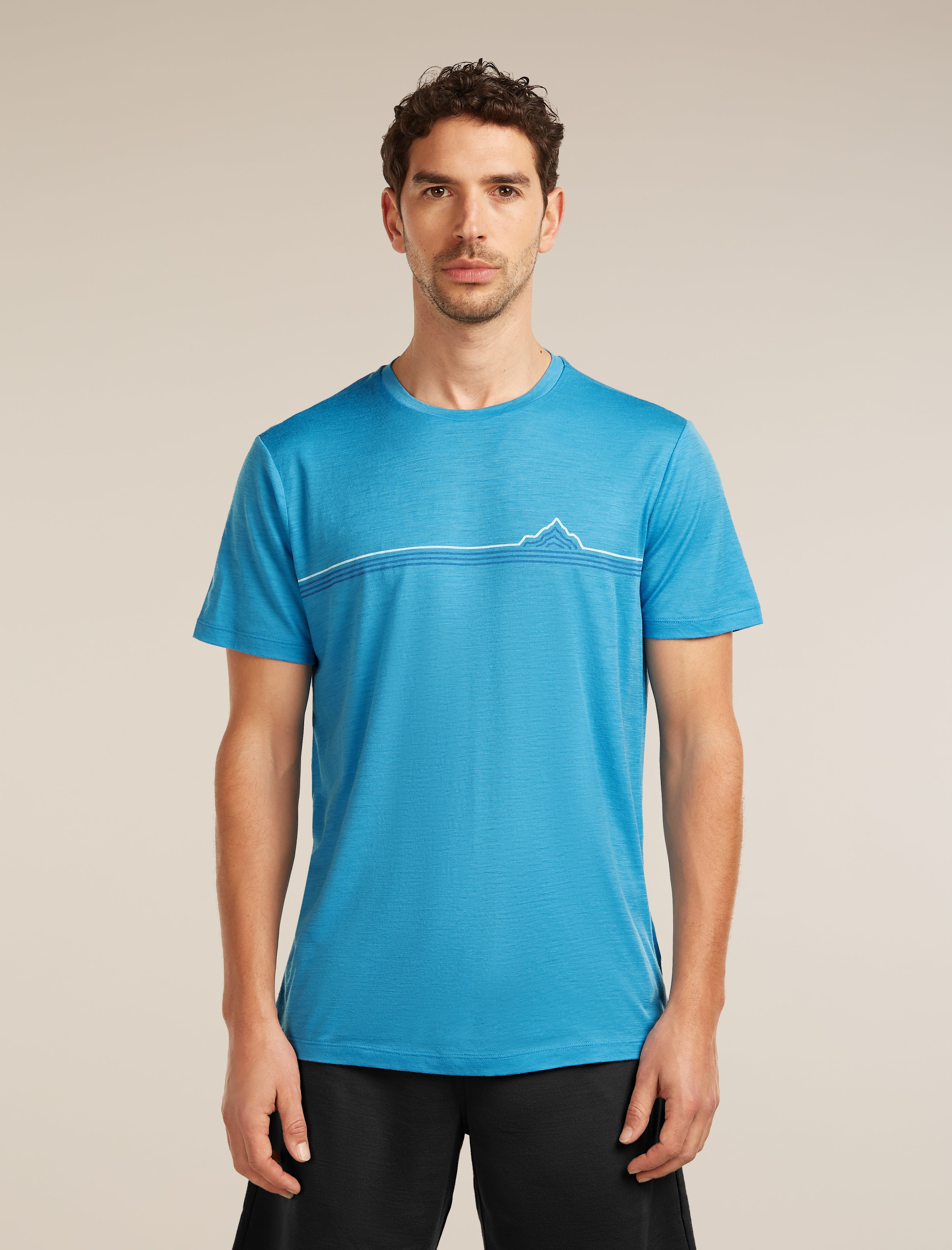 150 Tech Lite T-Shirt Range Stripes | icebreaker