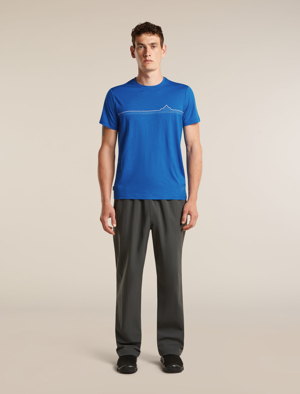150 Tech Lite T-Shirt Range Stripes Lazurite - 3
