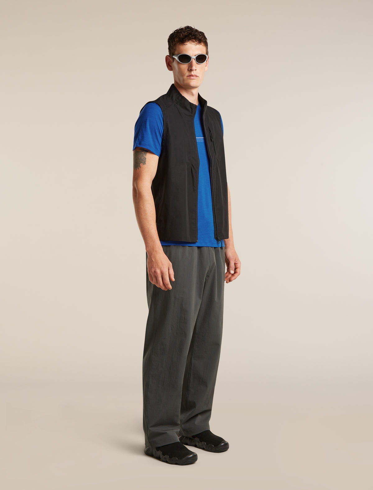 150 Tech Lite T-Shirt Range Stripes Lazurite - 4