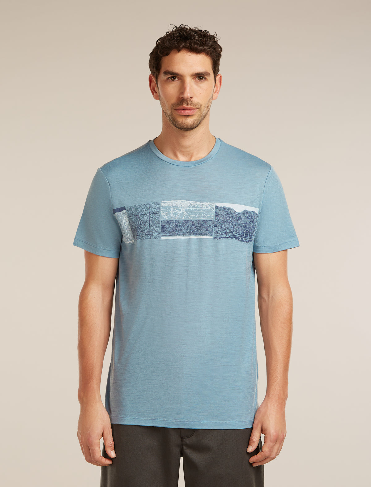 Camiseta 150 Tech Lite Elevation Line Flint Blue - 1