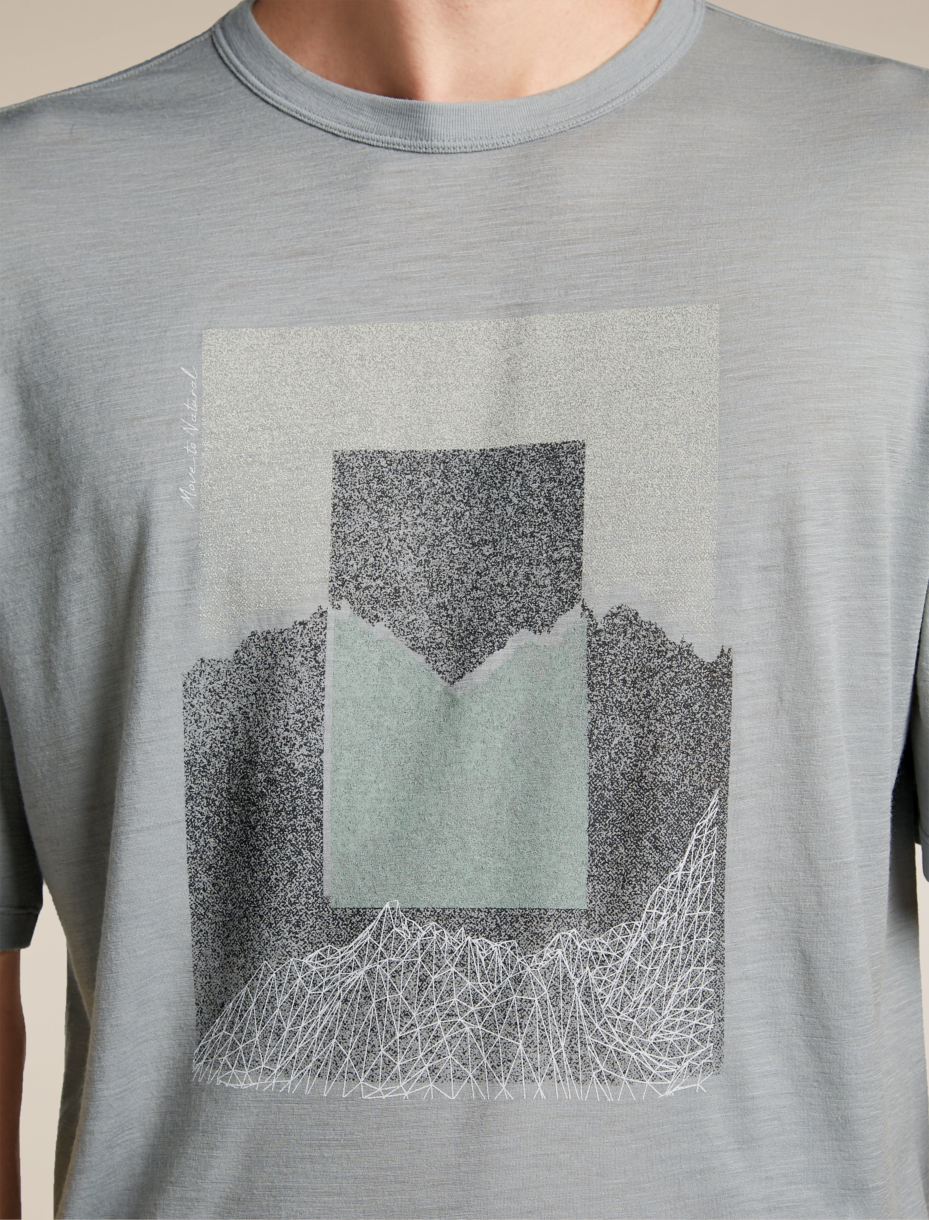 150 Tech Lite Relaxed T-Shirt Mountain Shift | icebreaker Proto Grey