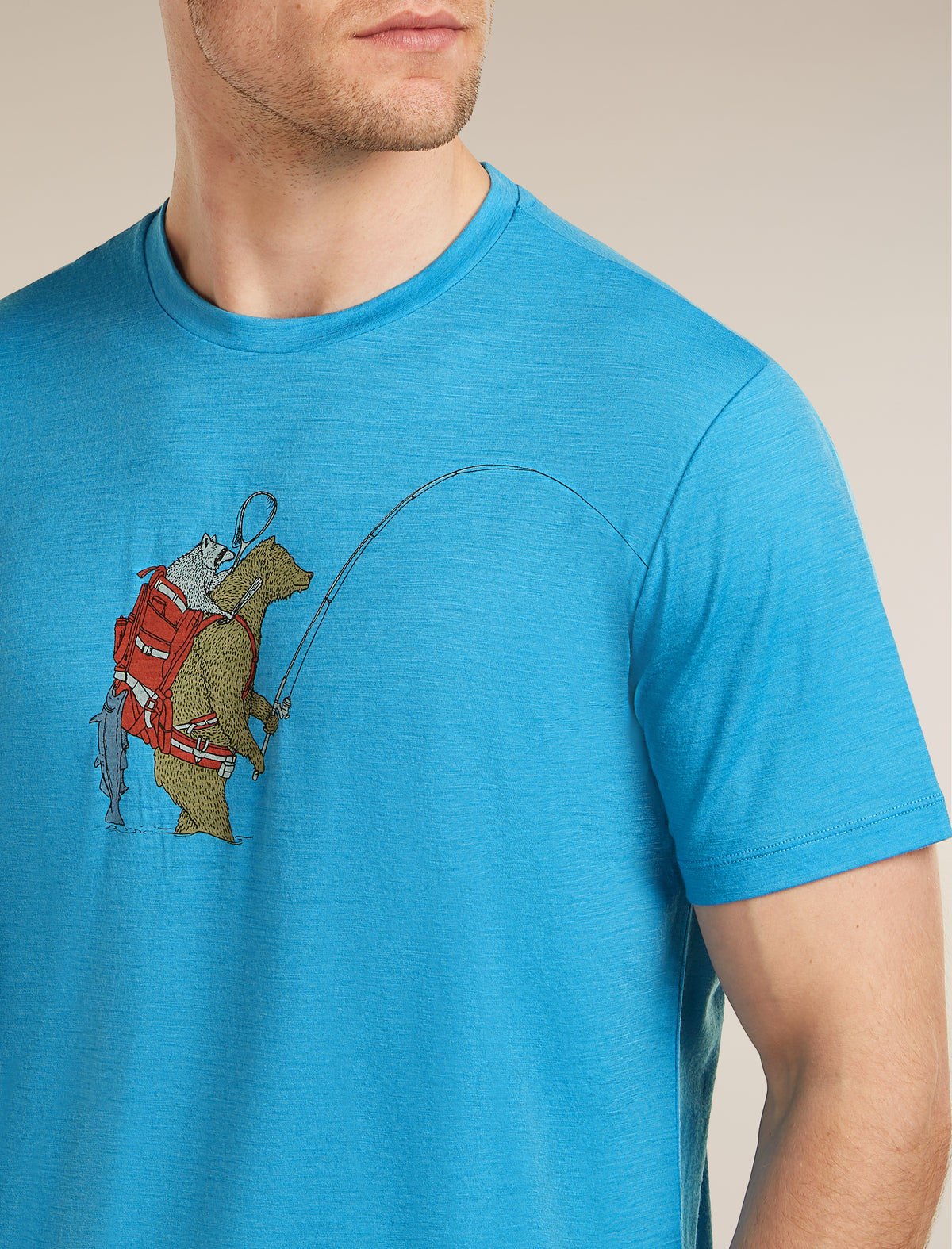 150 Tech Lite T-Shirt Bear Catch Arctic - 5