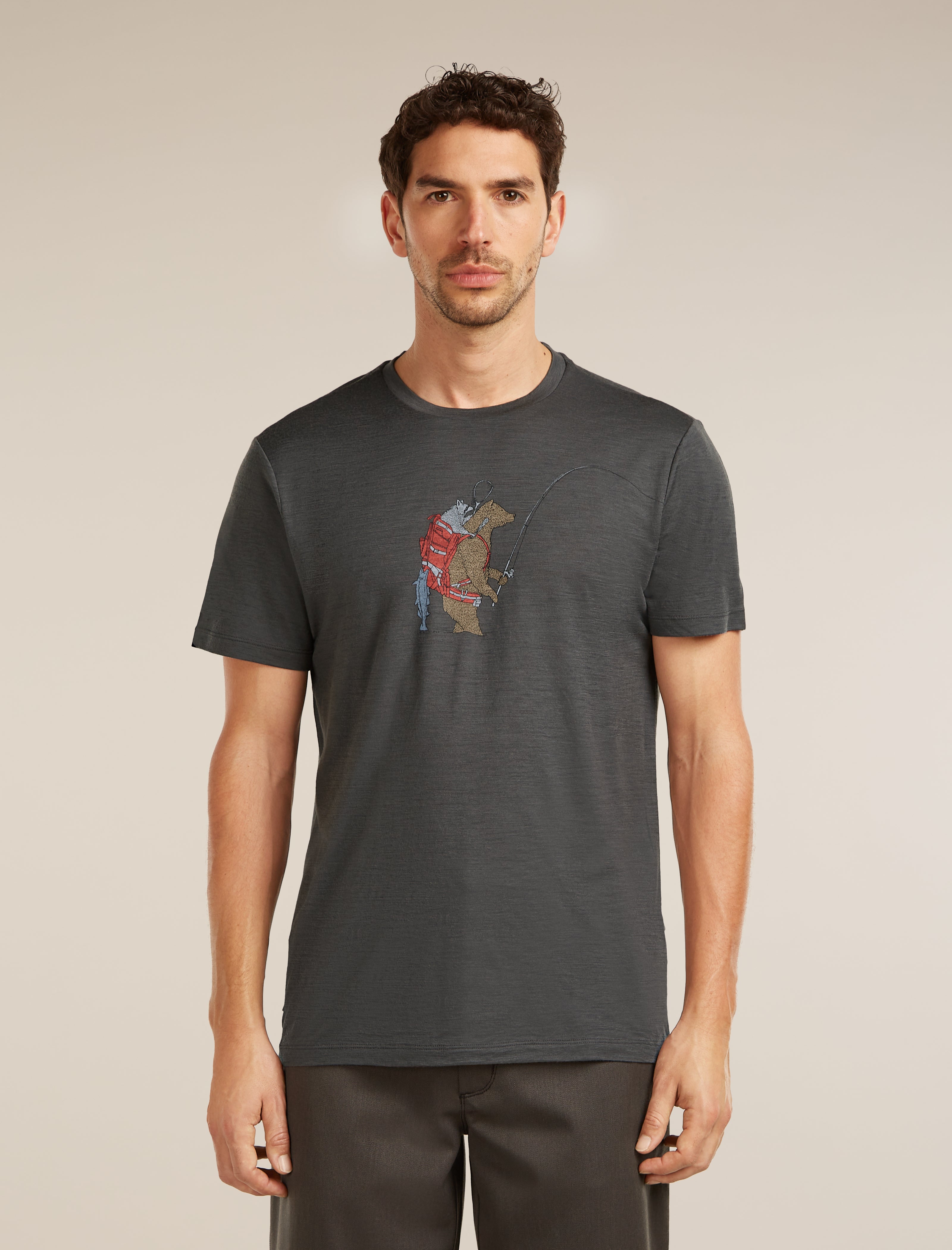 150 Tech Lite T-Shirt Bear Catch | icebreaker