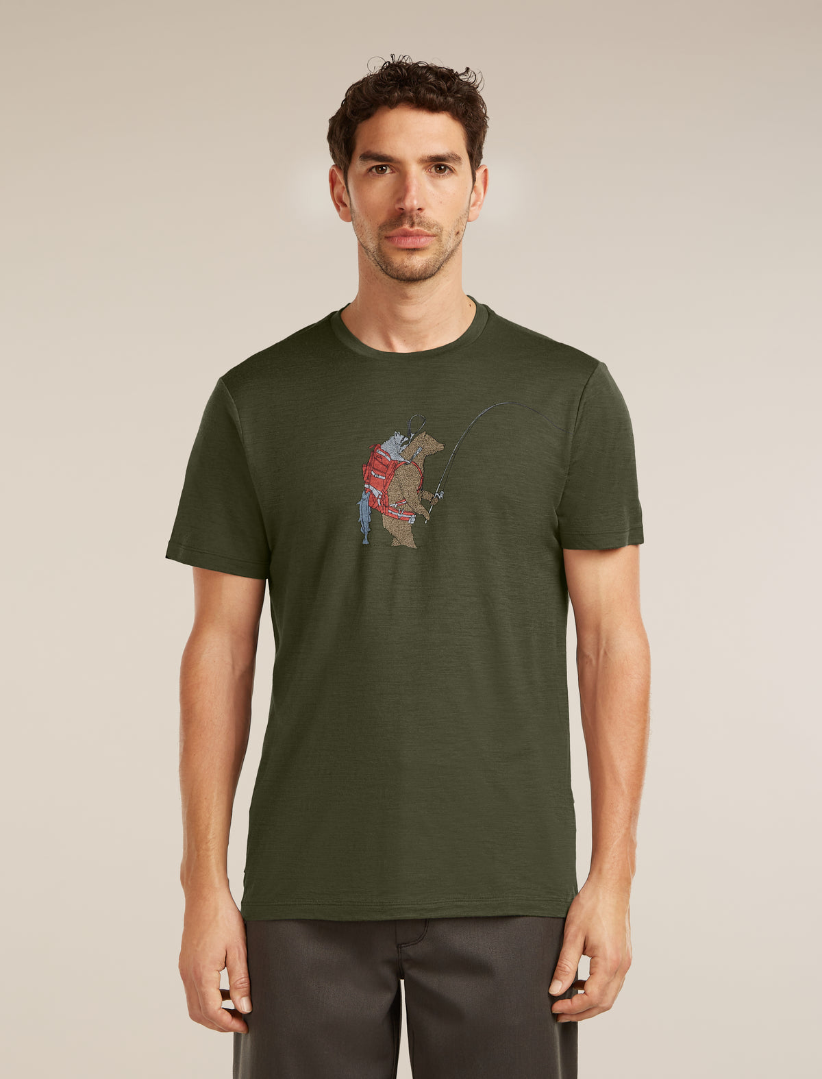 150 Tech Lite T-Shirt Bear Catch Dk Loden - 1
