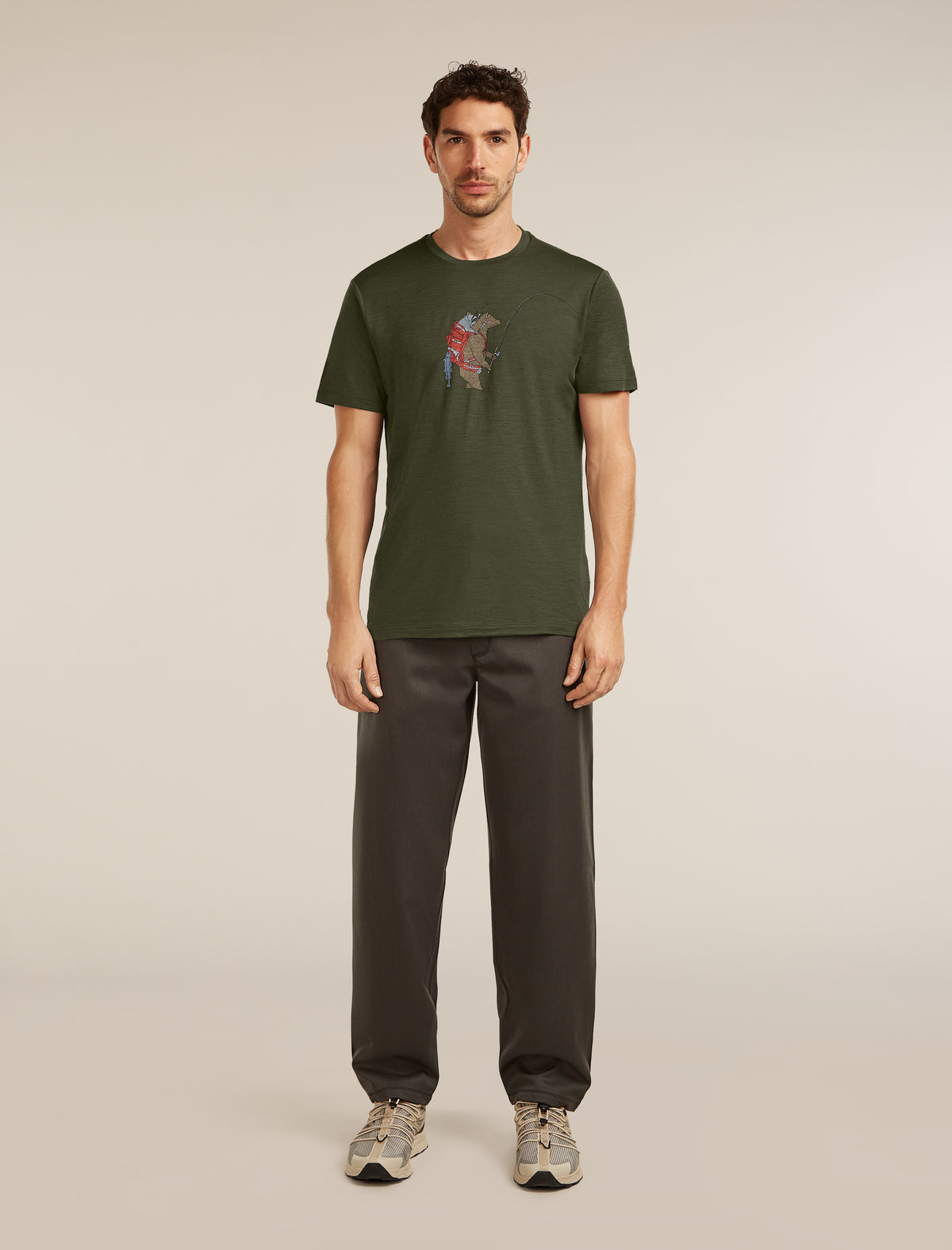 150 Tech Lite T-Shirt Bear Catch Dk Loden - 3