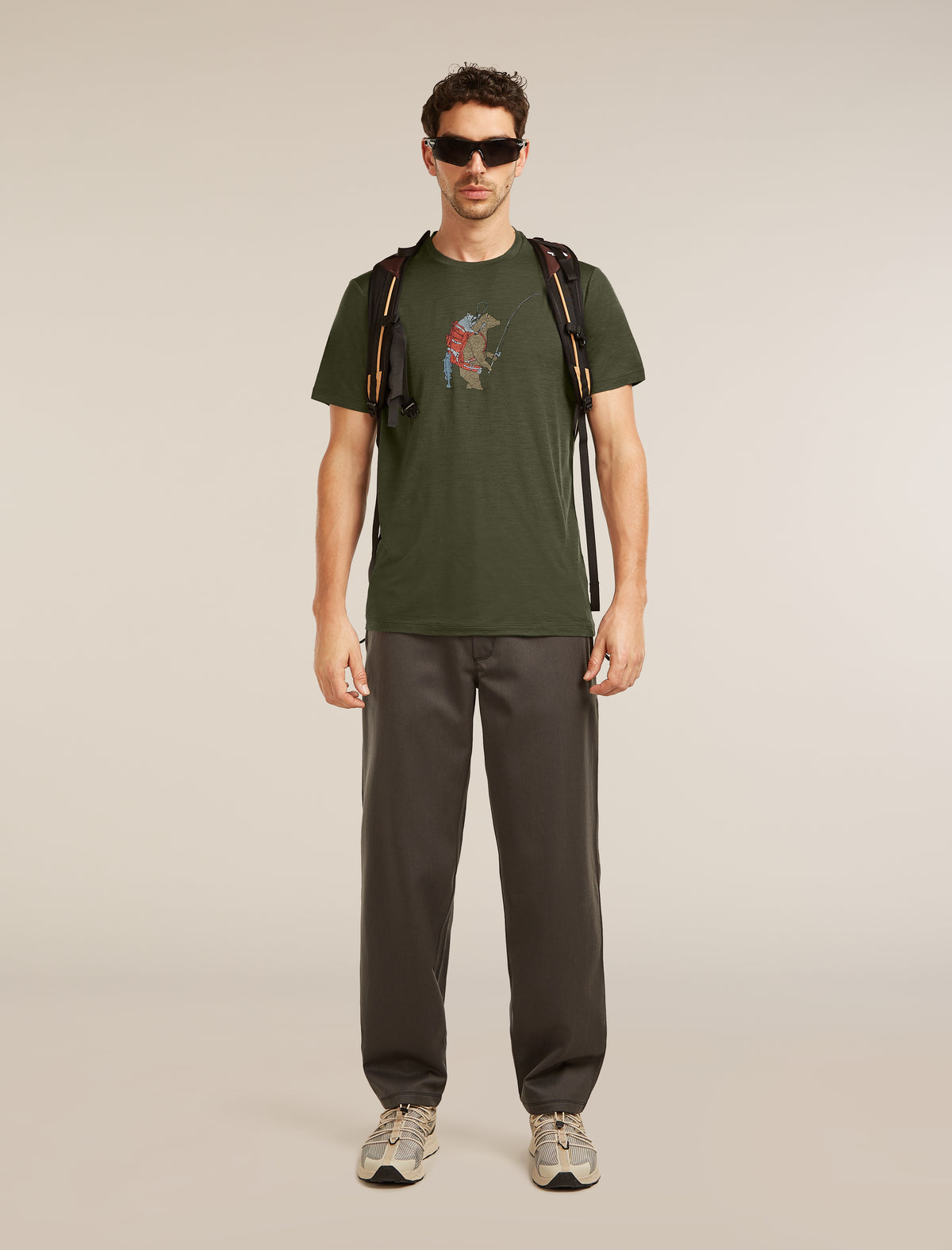 150 Tech Lite T-Shirt Bear Catch Dk Loden - 4