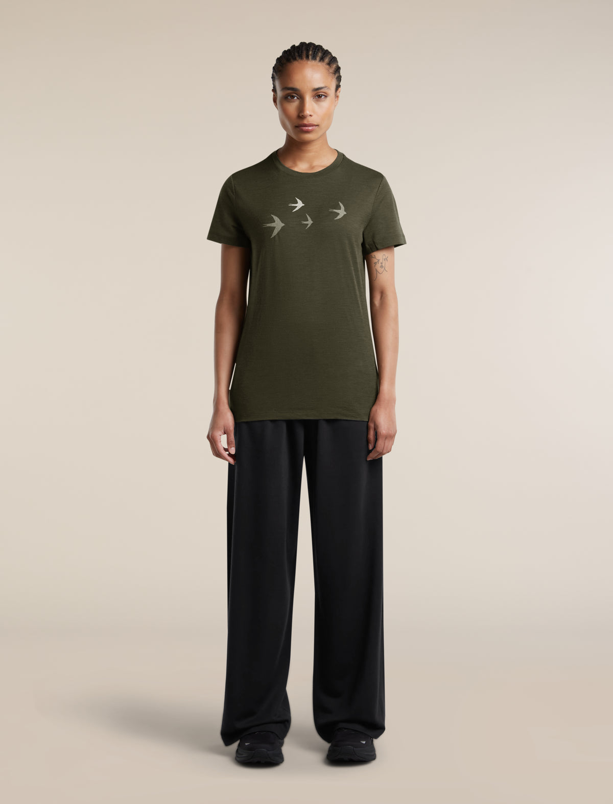T-shirt 150 Tech Lite Bird Transit Dk Loden - 3