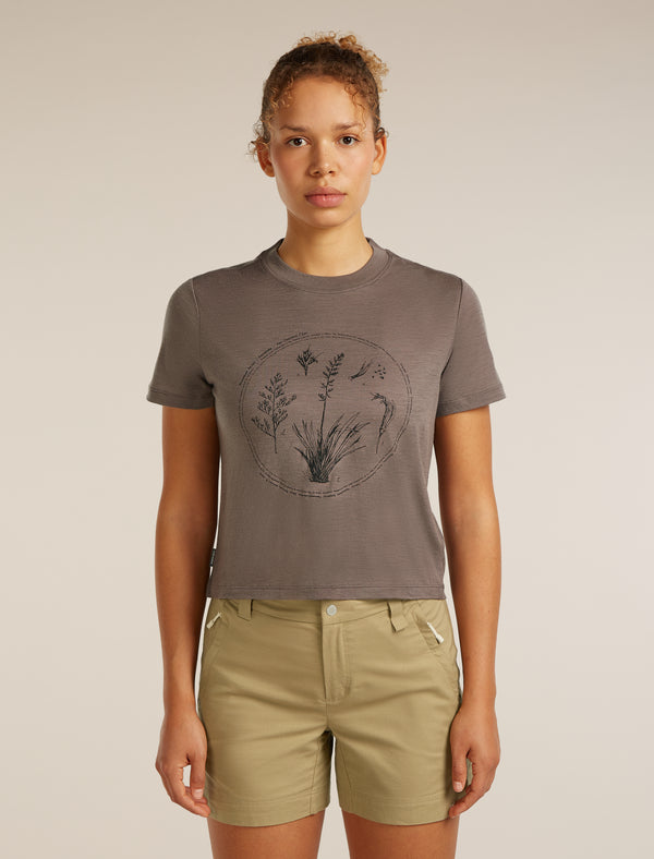 Icebreaker Tech Lite II SS Polo - T-shirt en laine mérinos femme Icebreaker Tech Lite II SS Polo - T-shirt en laine mérinos femme