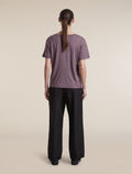 T-shirt con scollo a V 150 Tech Lite Relaxed Grey Plum - 6