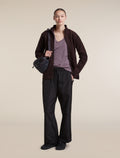 T-shirt con scollo a V 150 Tech Lite Relaxed Grey Plum - 4