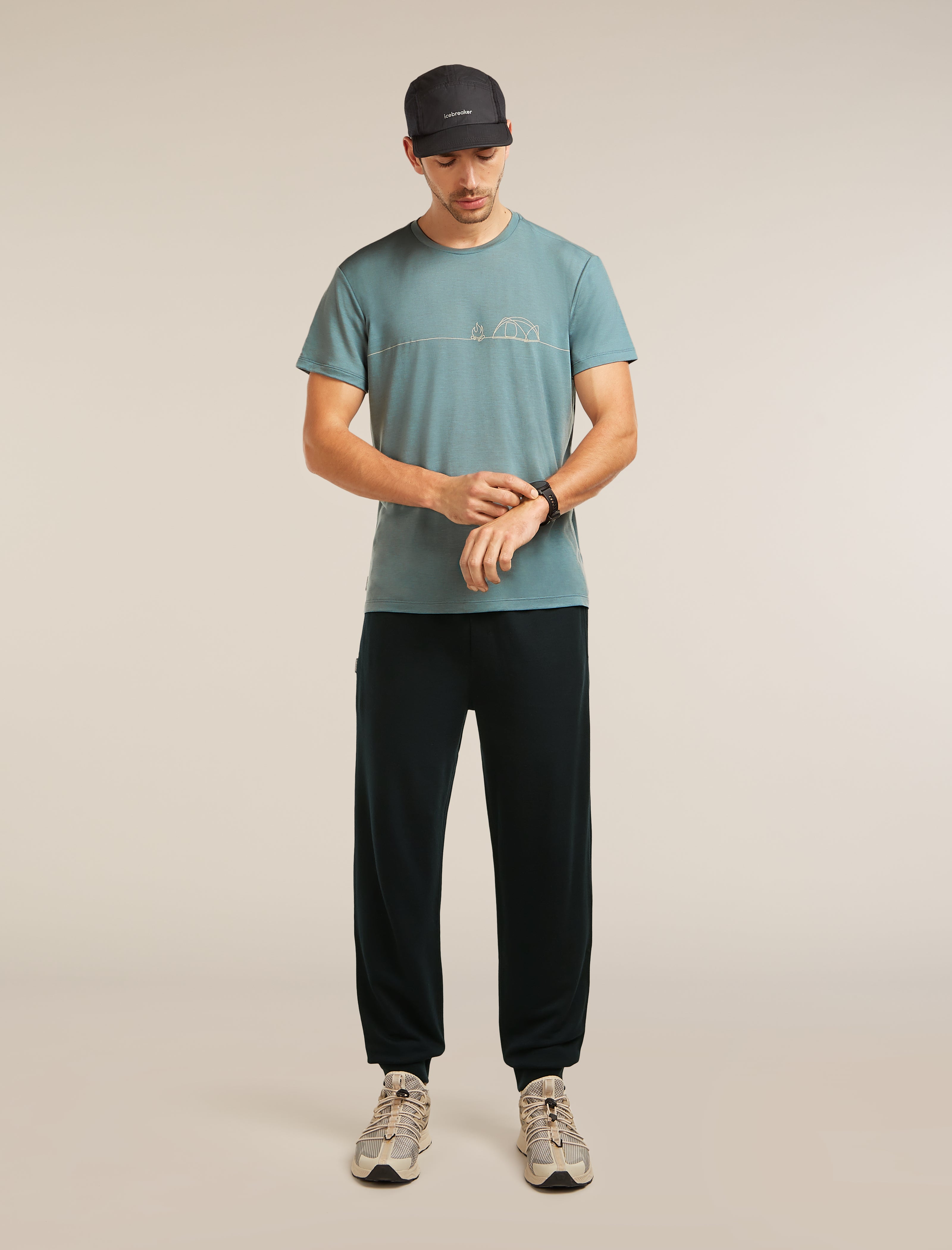 Core T-Shirt Single Line Camp | icebreaker
