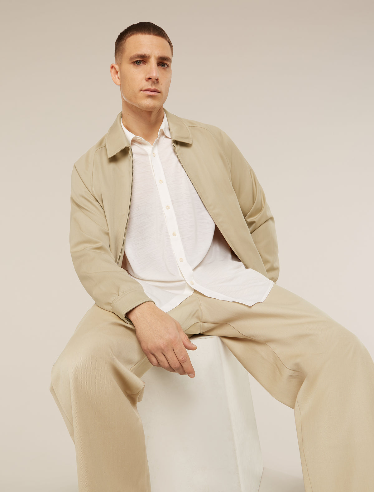 Keprová košilová bunda  - 1