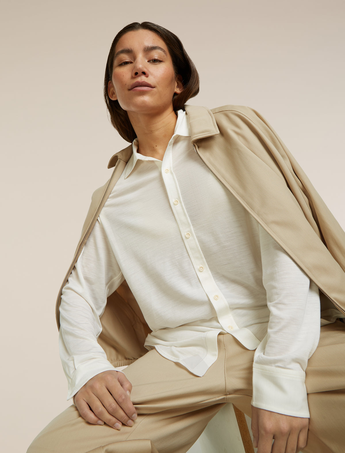 Twill Shirt Jacket Safari - 22