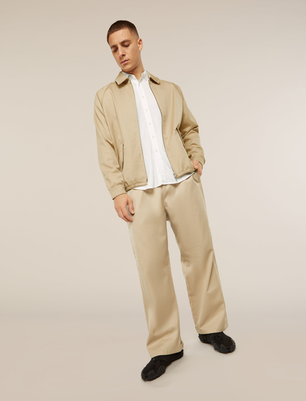 Pantalon réglable en sergé  - 20