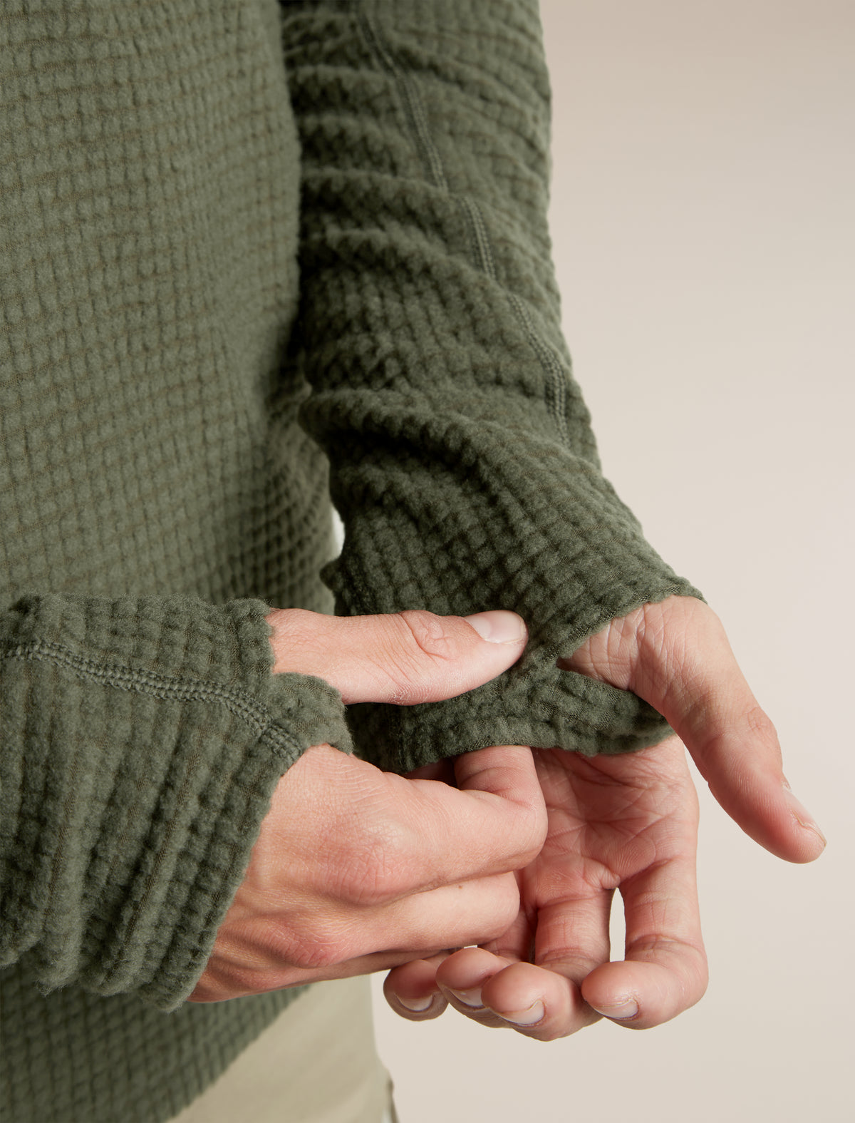 400 RealFleece™ Grid Peaksland Half Zip Dk Loden - 9