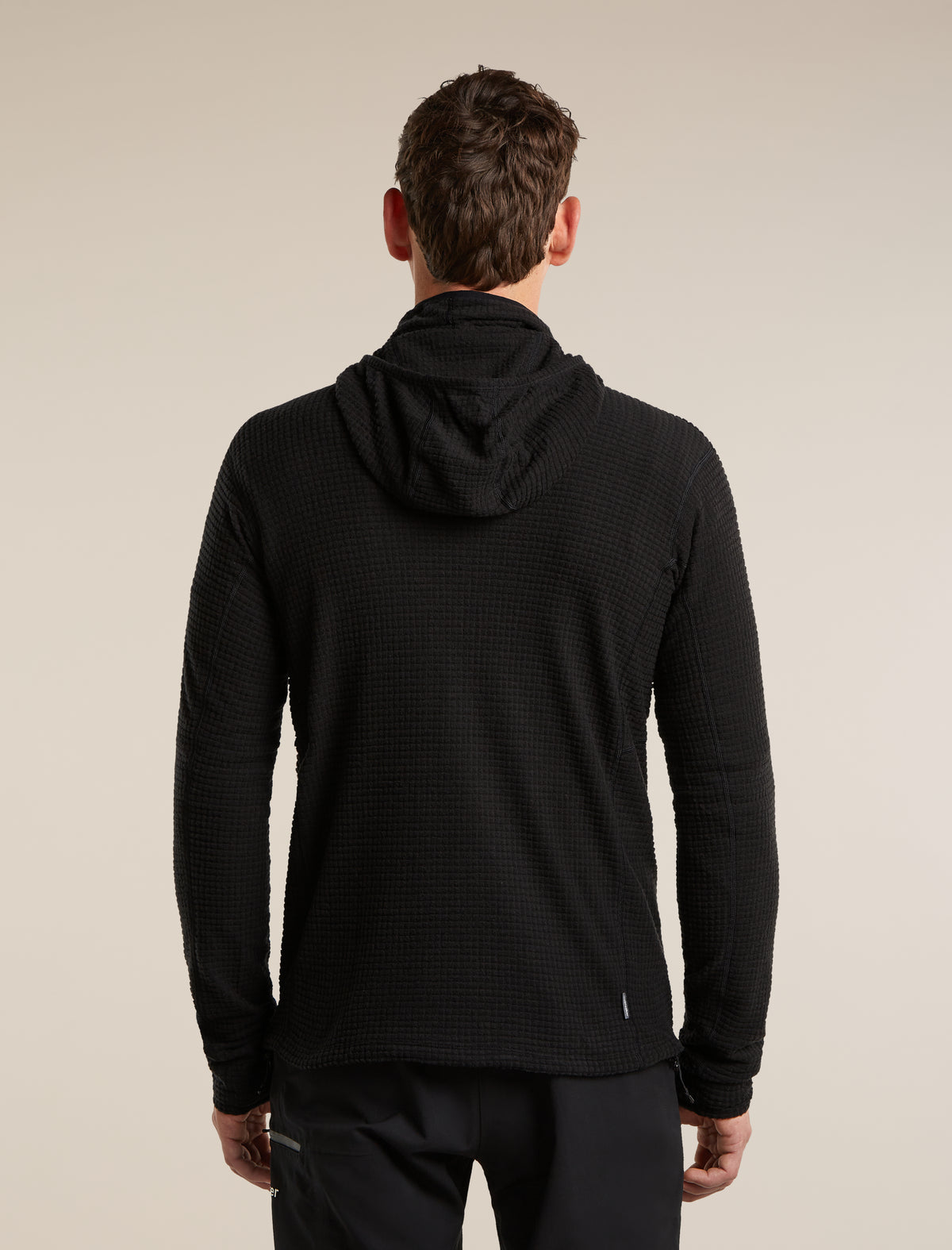 400 RealFleece™ Grid Blackridge Pullover Hoodie Black - 2