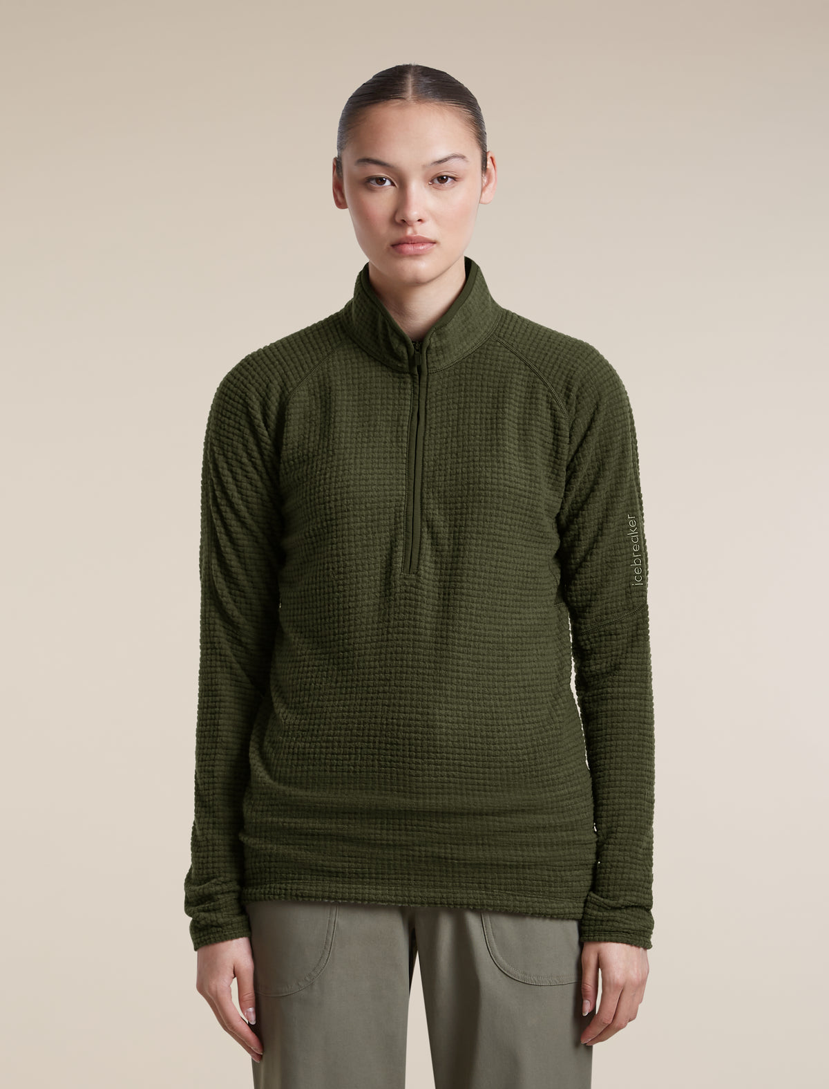 Maglia con mezza zip 400 RealFleece™ Grid Peaksland  - 1