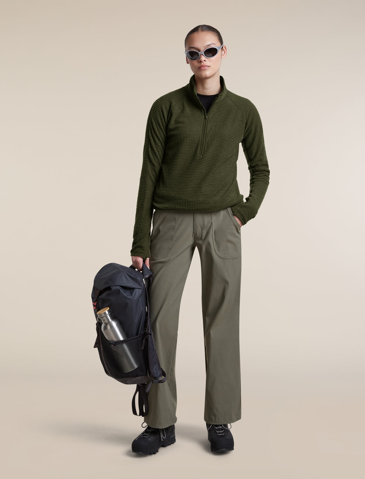 Maglia con mezza zip 400 RealFleece™ Grid Peaksland  - 4