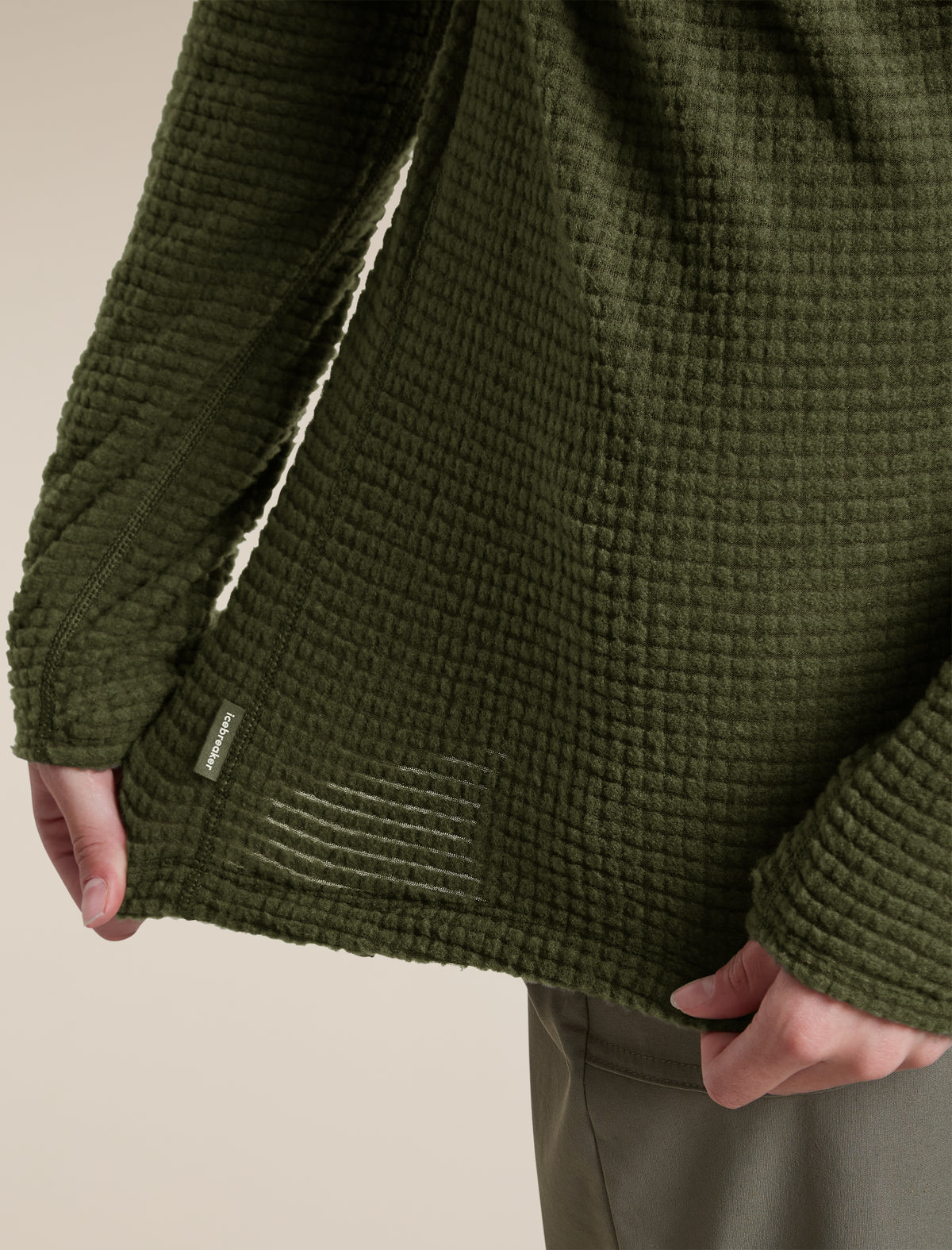Maglia con mezza zip 400 RealFleece™ Grid Peaksland  - 8