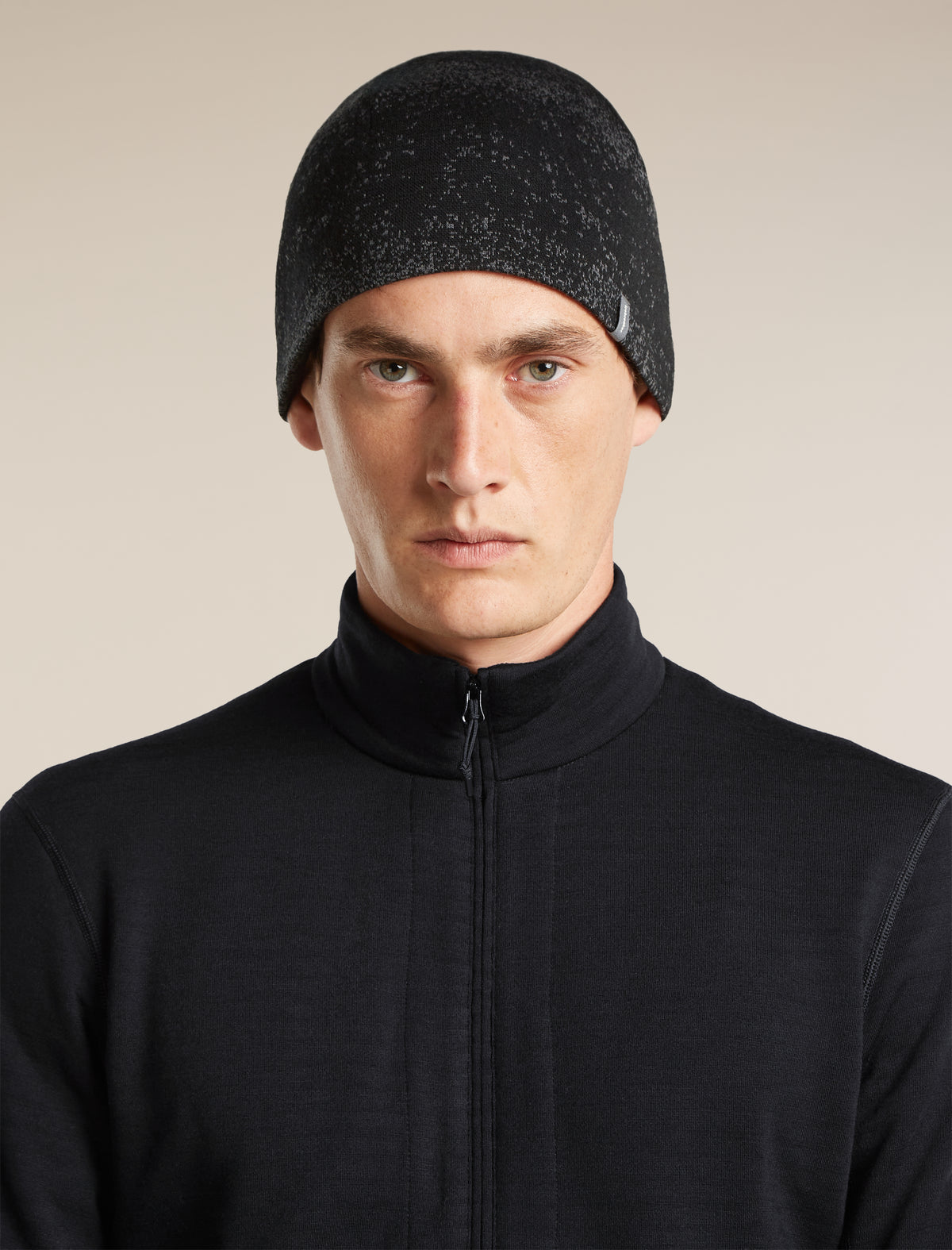 260 Oasis Vertex Reversible Beanie Chillwave Black/Obsidian/J - 1